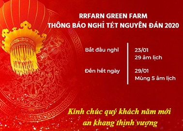 THÔNG BÁO NGHỈ TẾT NGUYÊN ĐÁN 2020